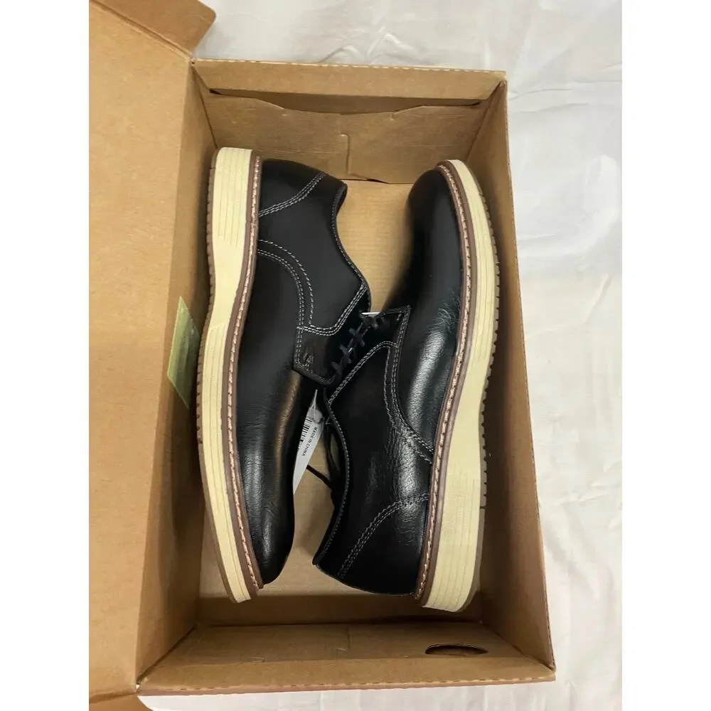 Steve Madden P Jansen Black Men’s Oxford Dress Shoes Size 9 New in Box